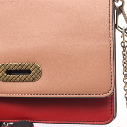 チェーンウォレット レザー レッド ピンクベージュ ボッテガヴェネタ バッグ BOTTEGA VENETA