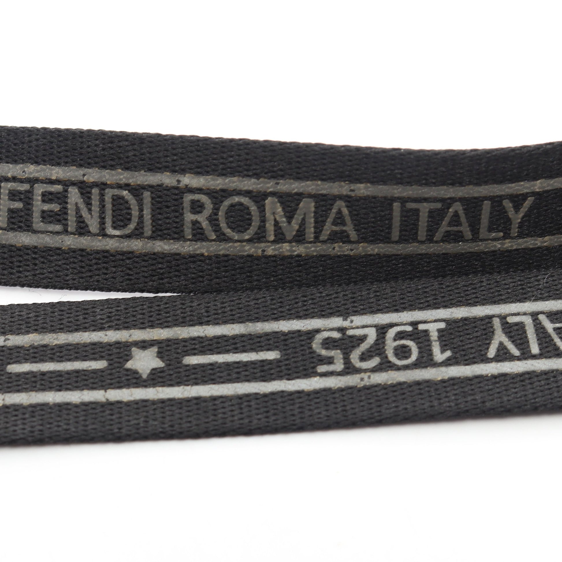 ペカン ショルダーバッグ ナイロン レザー ブラック フェンディ バッグ FENDI
