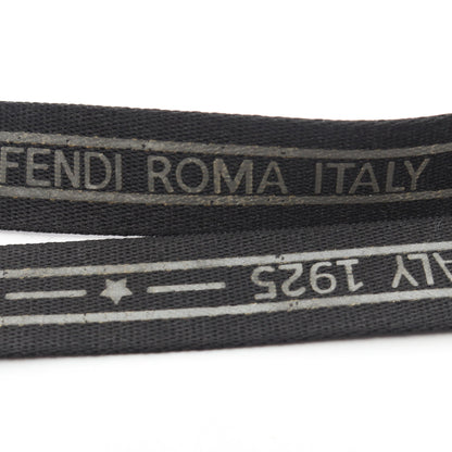 ペカン ショルダーバッグ ナイロン レザー ブラック フェンディ バッグ FENDI