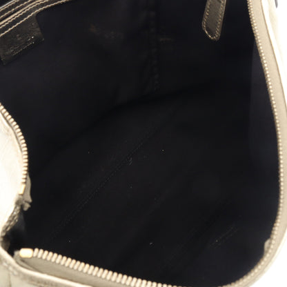 GGスプリーム ワンショルダーバッグ PVC レザー アイボリー ゴールド グッチ バッグ GUCCI