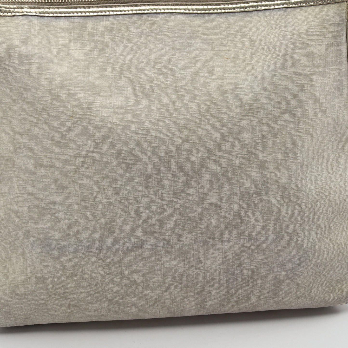 GGスプリーム ワンショルダーバッグ PVC レザー アイボリー ゴールド グッチ バッグ GUCCI