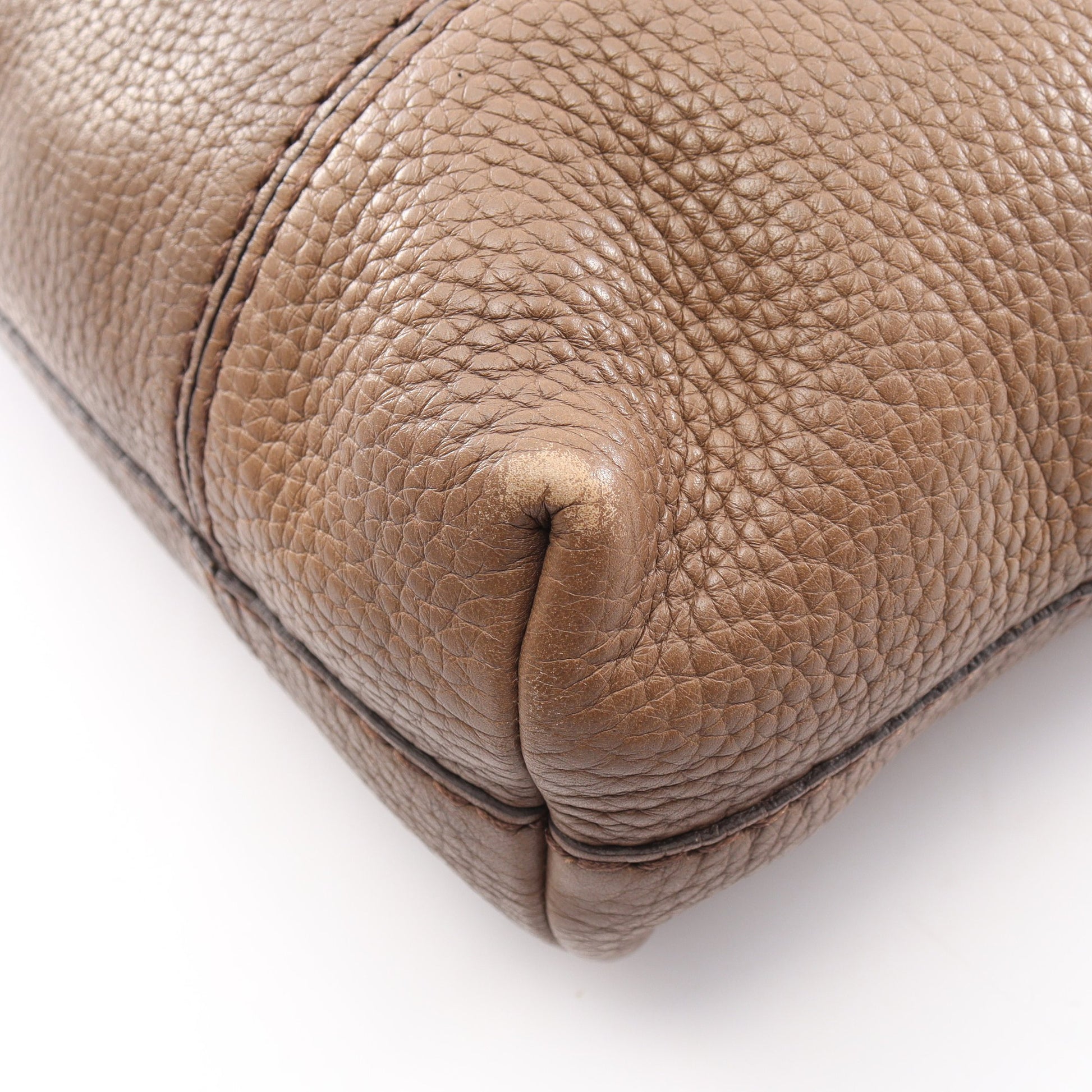 2WAY ハンドバッグ トートバッグ レザー グレーブラウン トッズ バッグ TOD'S