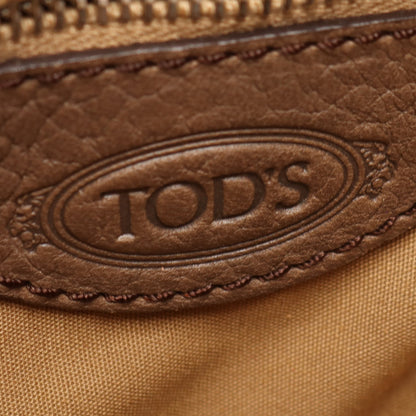 2WAY ハンドバッグ トートバッグ レザー グレーブラウン トッズ バッグ TOD'S