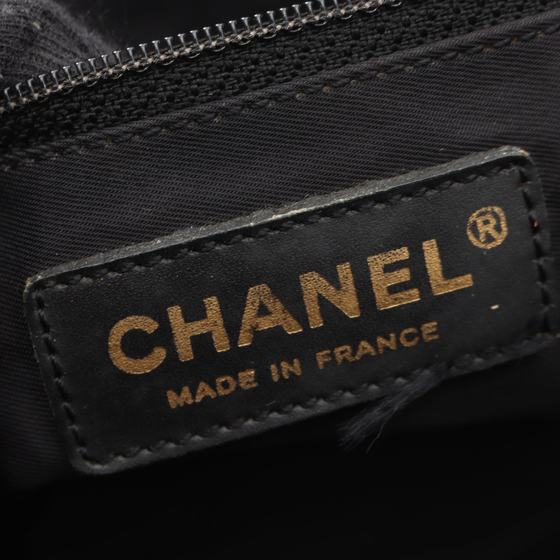 ニュートラベルラインMM ハンドバッグ トートバッグ ナイロンキャンバス レザー ブラック ゴールド金具 シャネル バッグ CHANEL