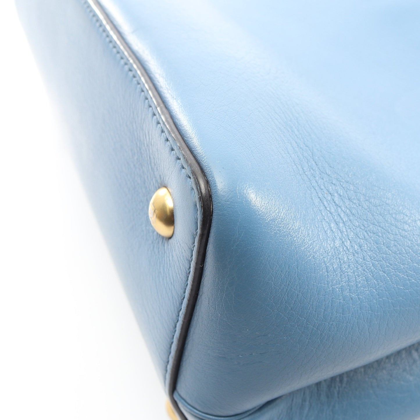 PETITE 2JOURS プチ トゥージュール 2WAY ハンドバッグ レザー ブルー ボルドー フェンディ バッグ FENDI