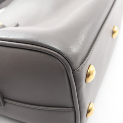 ベイビーダッフル 2WAY ハンドバッグ レザー グレー サンローランパリ バッグ SAINT LAURENT PARIS