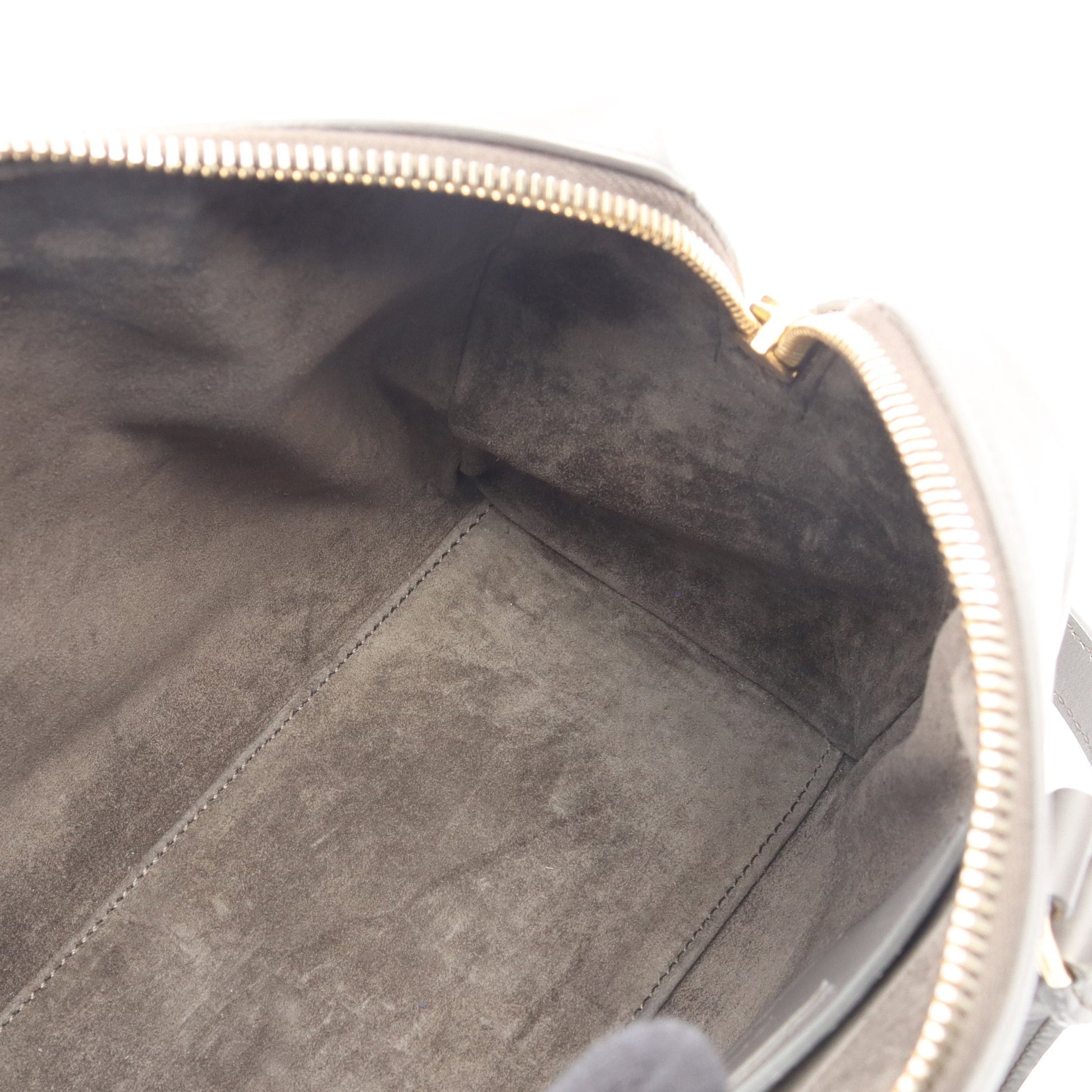 ベイビーダッフル 2WAY ハンドバッグ レザー グレー サンローランパリ バッグ SAINT LAURENT PARIS
