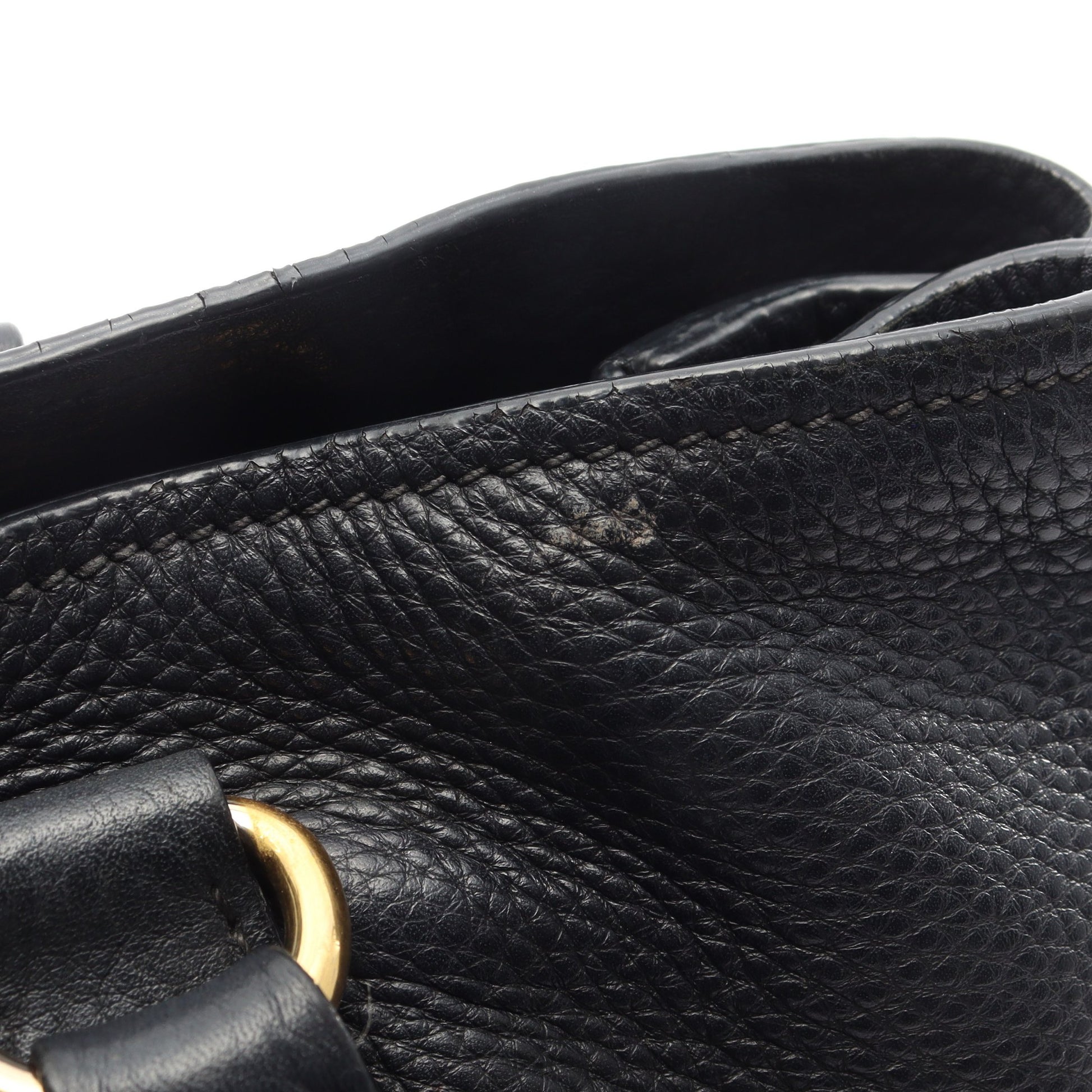 ハンドバッグ トートバッグ レザー ブラック プラダ バッグ PRADA