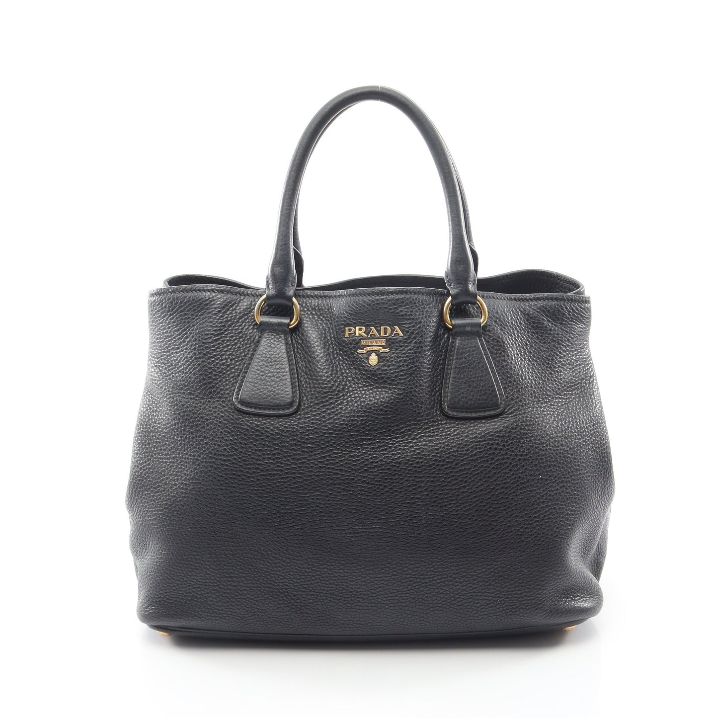 ハンドバッグ トートバッグ レザー ブラック プラダ バッグ PRADA