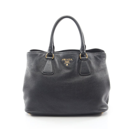 ハンドバッグ トートバッグ レザー ブラック プラダ バッグ PRADA