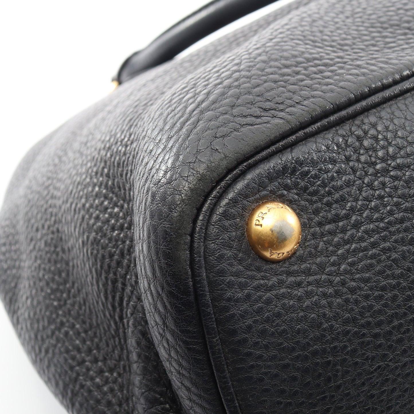 ハンドバッグ トートバッグ レザー ブラック プラダ バッグ PRADA