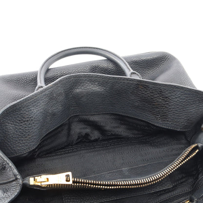 ハンドバッグ トートバッグ レザー ブラック プラダ バッグ PRADA