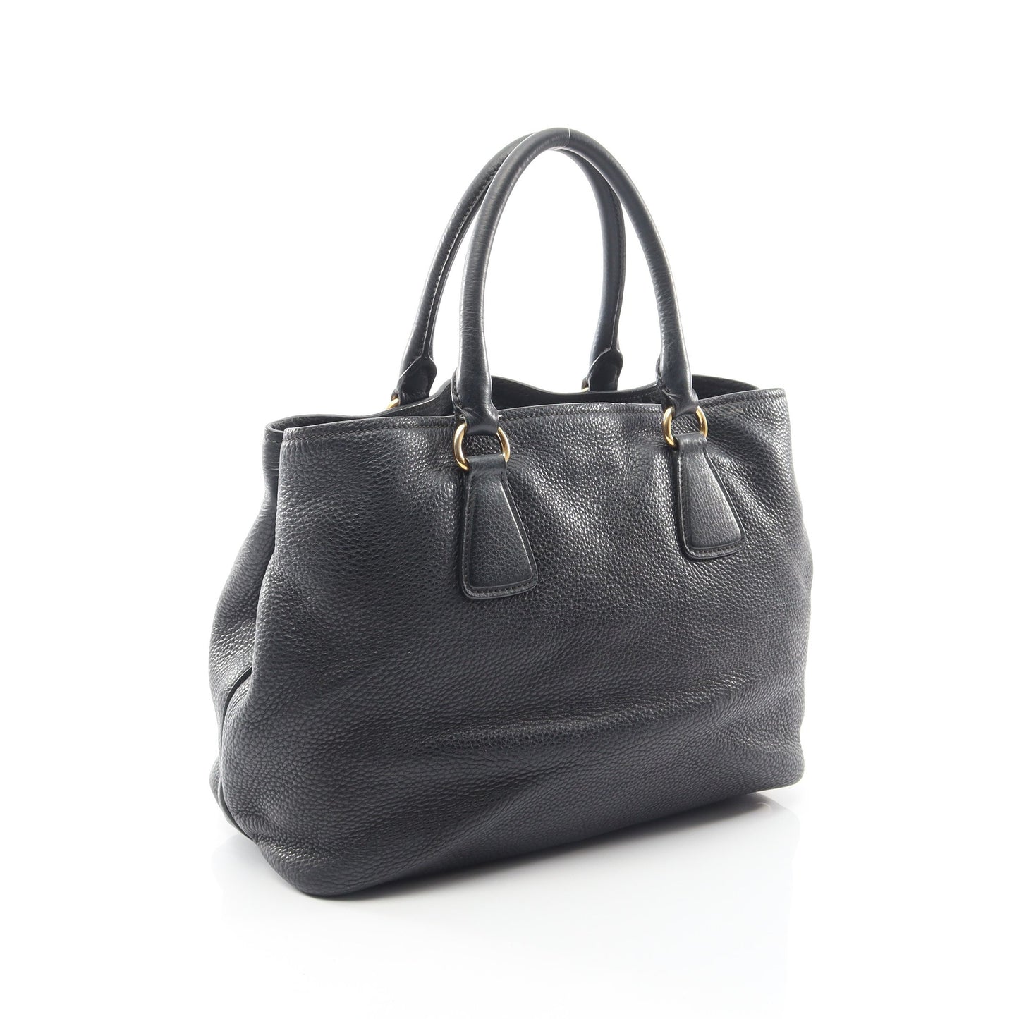 ハンドバッグ トートバッグ レザー ブラック プラダ バッグ PRADA