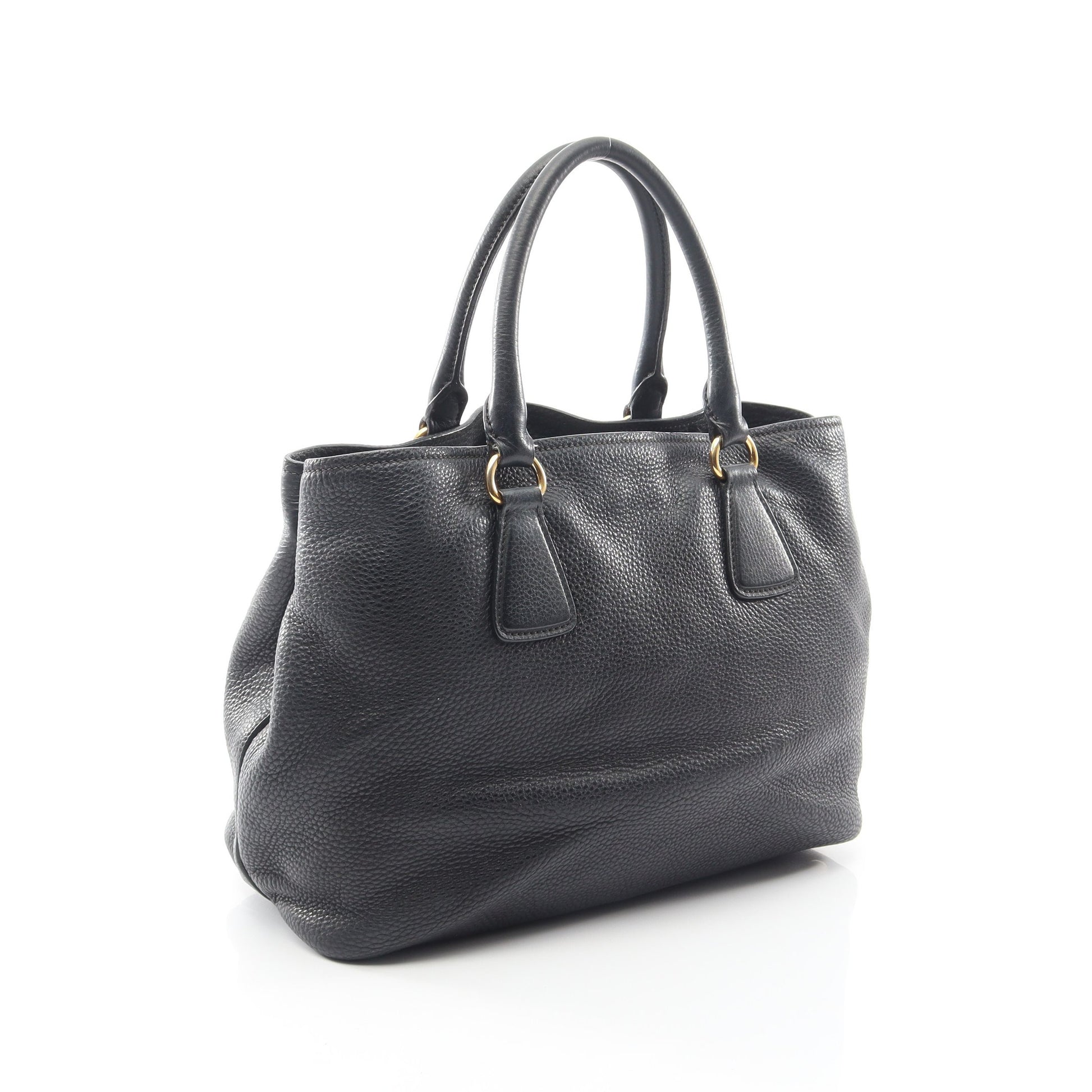 ハンドバッグ トートバッグ レザー ブラック プラダ バッグ PRADA