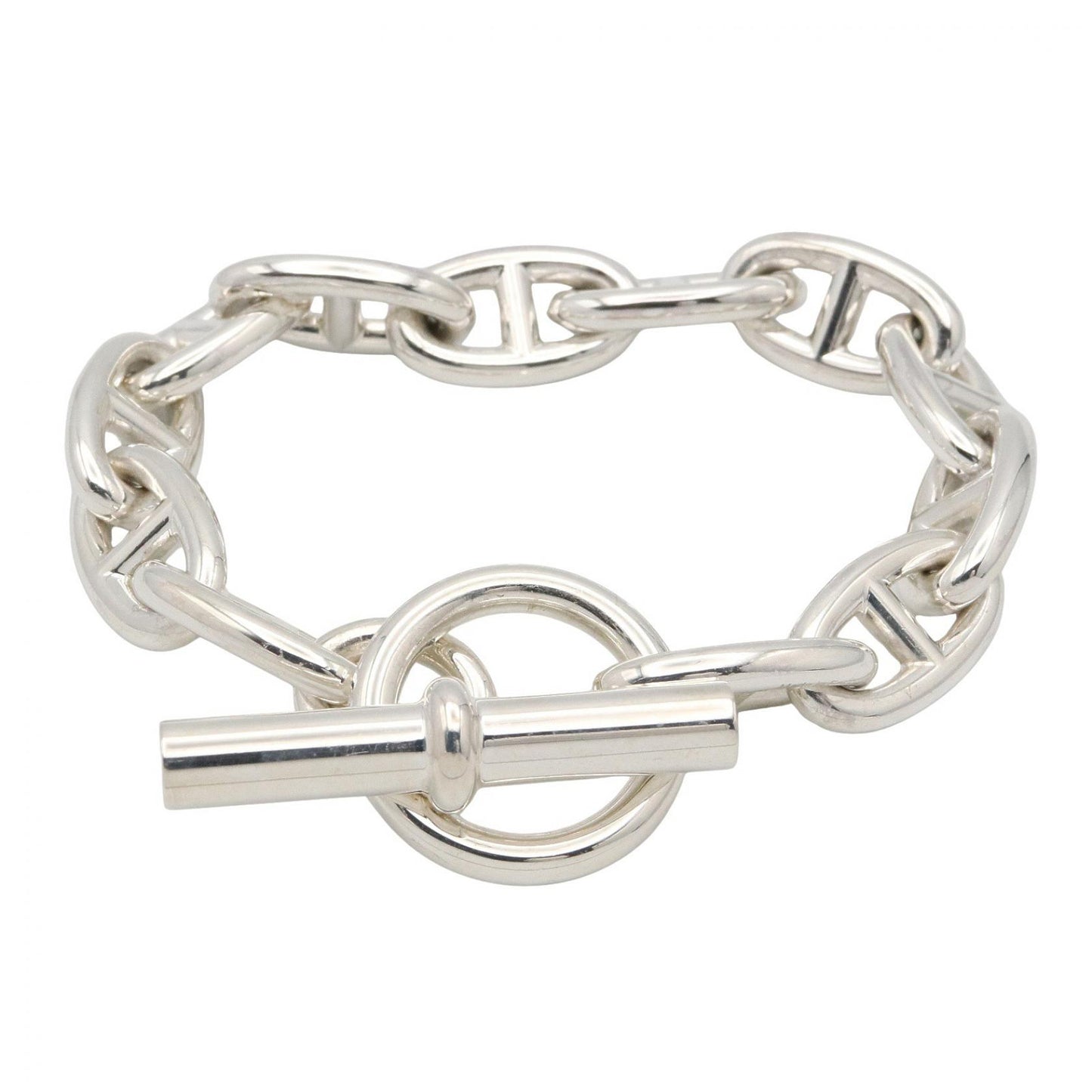 シェーヌダンクル GM 12コマ ブレスレット ブレスレット SV925 シルバー エルメス