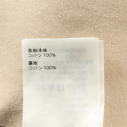 エンボスLVロゴ ワーク シャツ コットン アイボリー ルイヴィトン