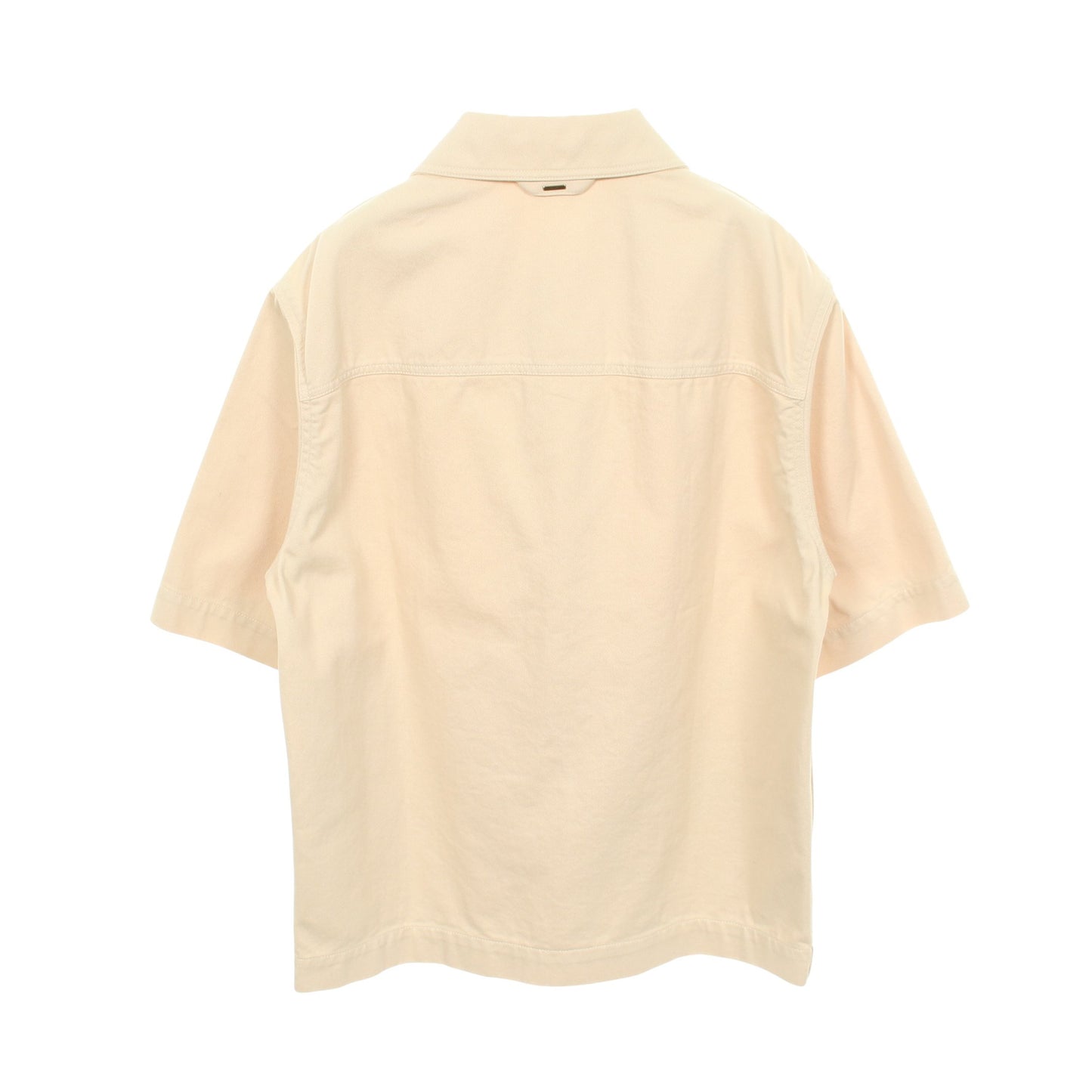 エンボスLVロゴ ワーク シャツ コットン アイボリー ルイヴィトン