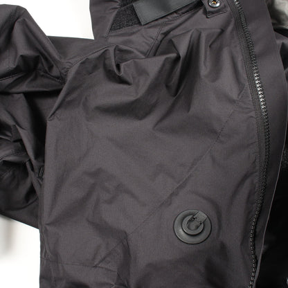 WINDSTOPPER INTEROPS フード付き ナイロンジャケット ナイロン ブラック アクロニウム