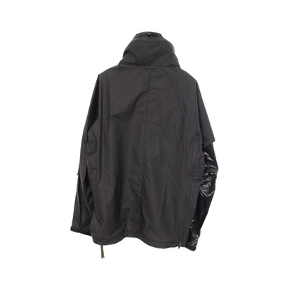 WINDSTOPPER INTEROPS フード付き ナイロンジャケット ナイロン ブラック アクロニウム