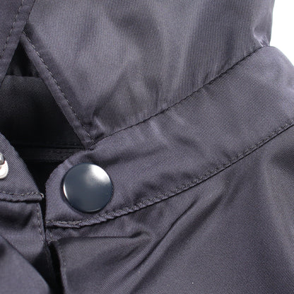 Re-Nylon 三角ロゴプレート ジャケット ナイロン ネイビー プラダ アウター PRADA