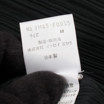 プリーツ ダブルブレスト ジャケット ダークグリーン イッセイミヤケ