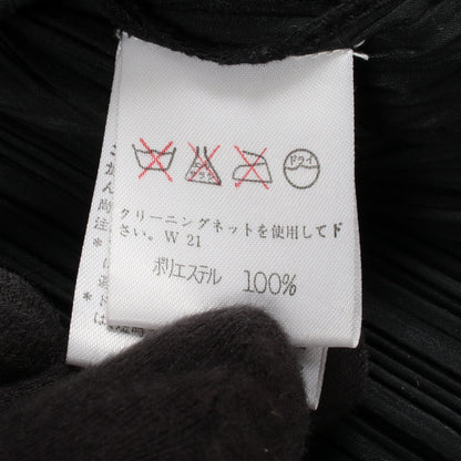 プリーツ ダブルブレスト ジャケット ダークグリーン イッセイミヤケ