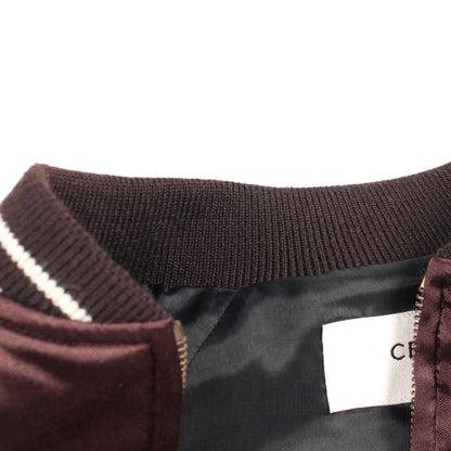 SOUVENIR TEDDY JACKET 中綿 ブルゾン レーヨン ダークブラウン セリーヌ