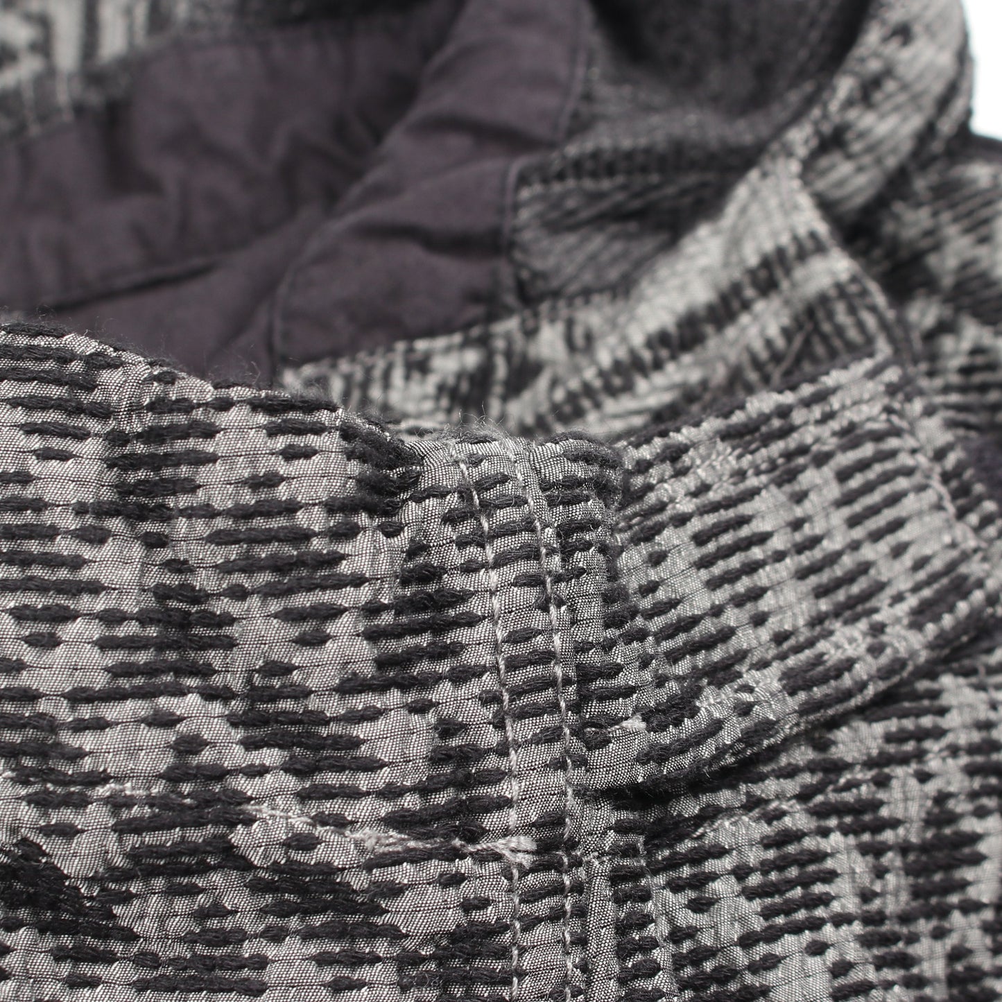 JQ SHEMAGH SMOCK JACKET 25SS フード付き スモック ジャケット コットン グレー ブラック ネイバーフッド