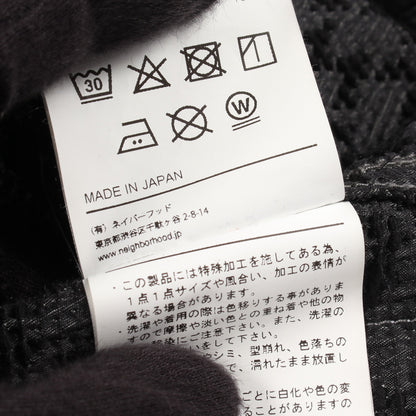 JQ SHEMAGH SMOCK JACKET 25SS フード付き スモック ジャケット コットン グレー ブラック ネイバーフッド