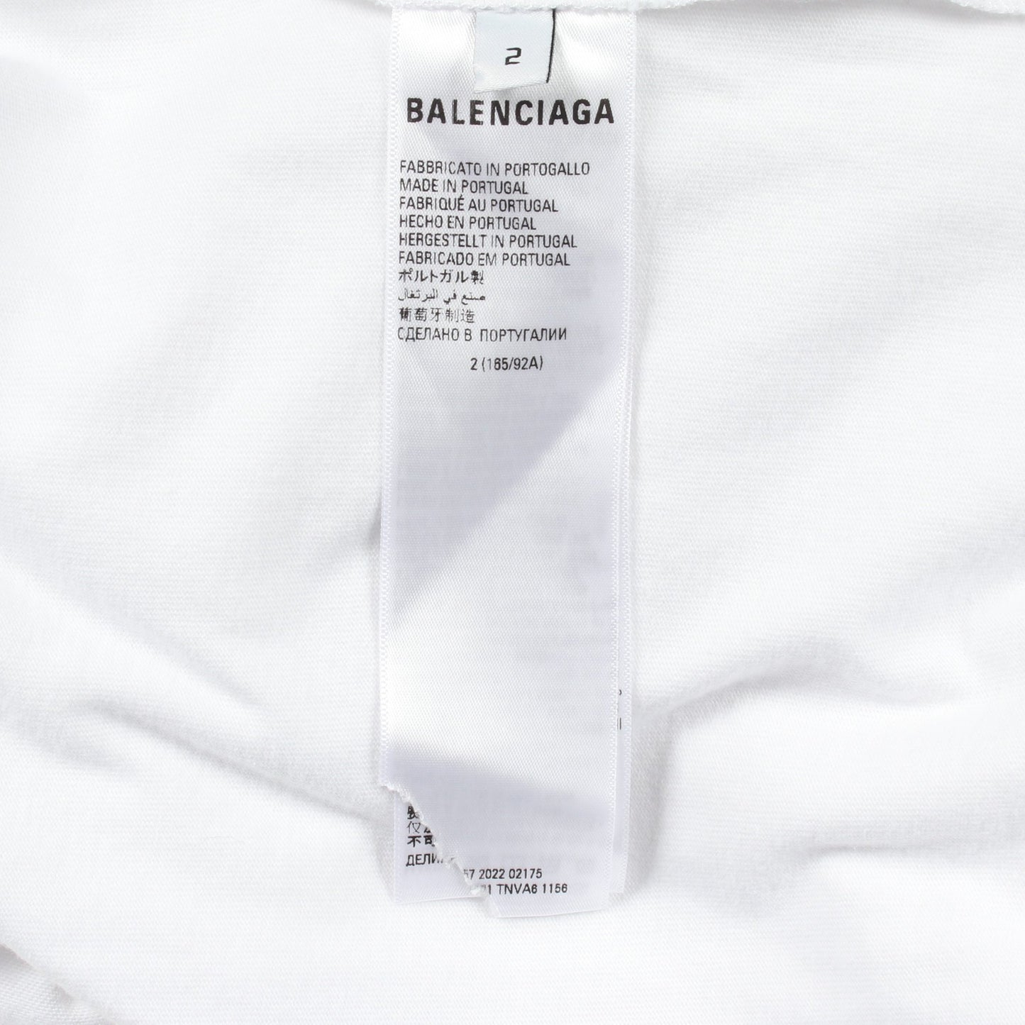 BALENCIAGA × adidas トレフォイル 半袖Tシャツ コットン ホワイト バレンシアガ