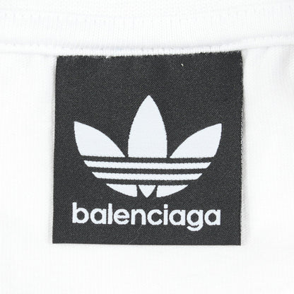 BALENCIAGA × adidas トレフォイル 半袖Tシャツ コットン ホワイト バレンシアガ