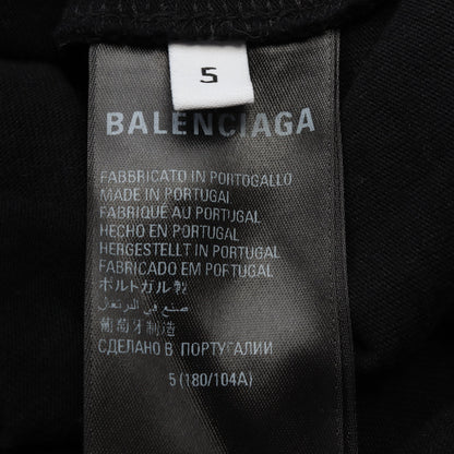 BALENCIAGA × adidas オーバーサイズ 半袖Tシャツ コットン ブラック バレンシアガ