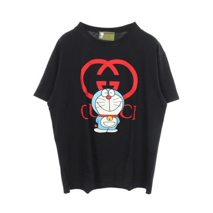 GUCCI × ドラえもん 半袖Tシャツ コットン ブラック グッチ