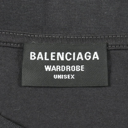 Political Campaign ダメージ加工 半袖Tシャツ コットン ブラック バレンシアガ