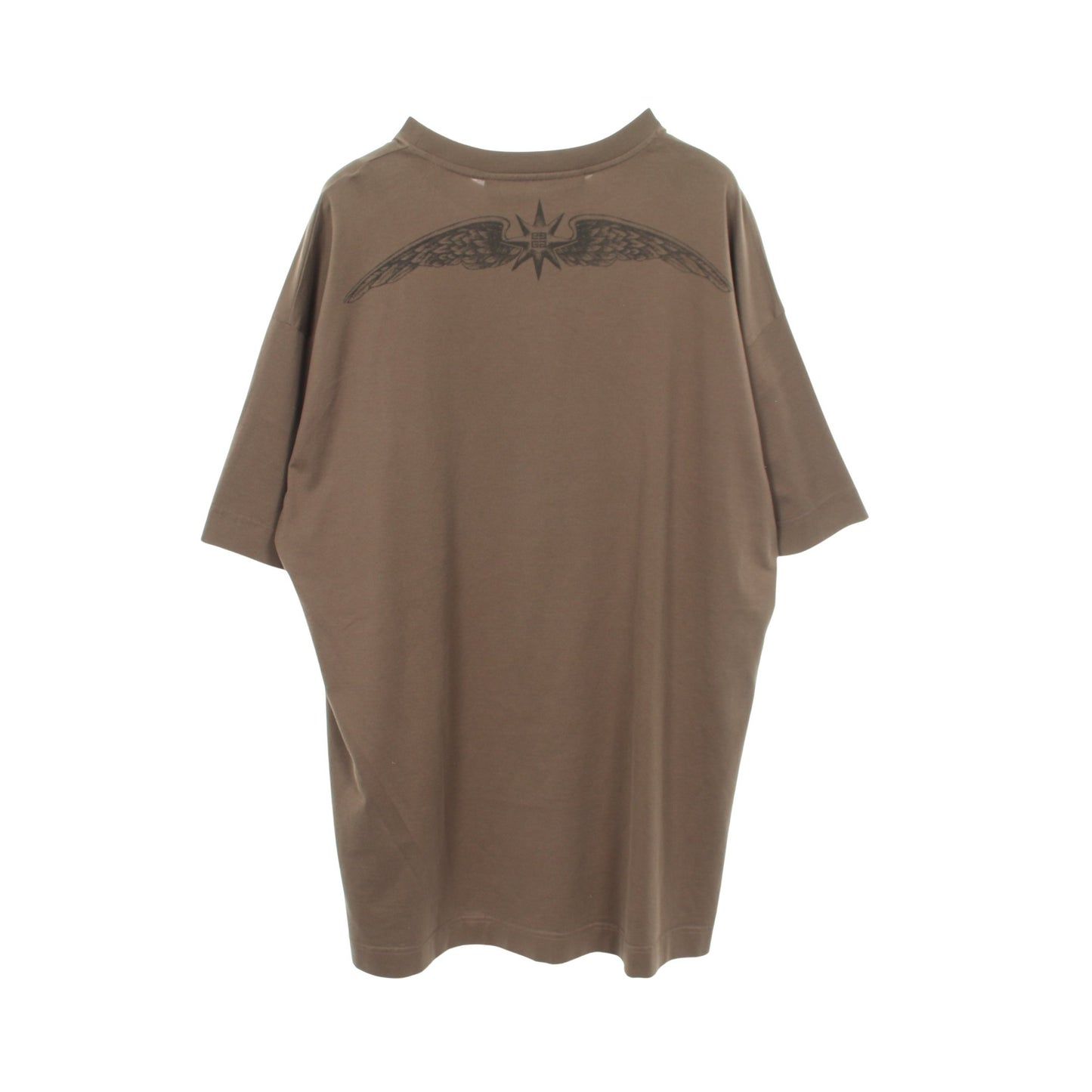 ロゴ刺繍 半袖Tシャツ コットン カーキグリーン ジバンシィ