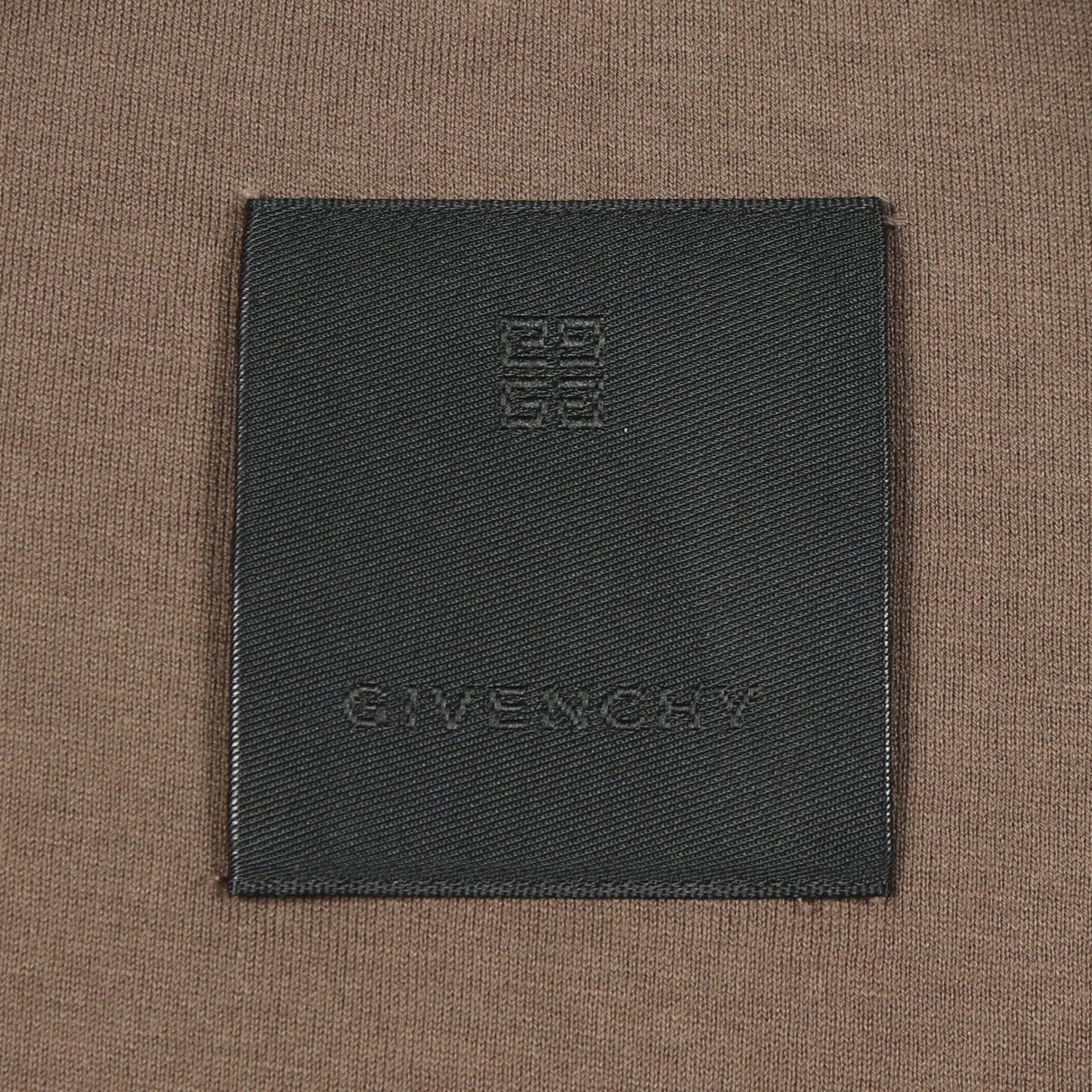 ロゴ刺繍 半袖Tシャツ コットン カーキグリーン ジバンシィ