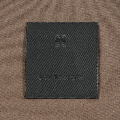 ロゴ刺繍 半袖Tシャツ コットン カーキグリーン ジバンシィ
