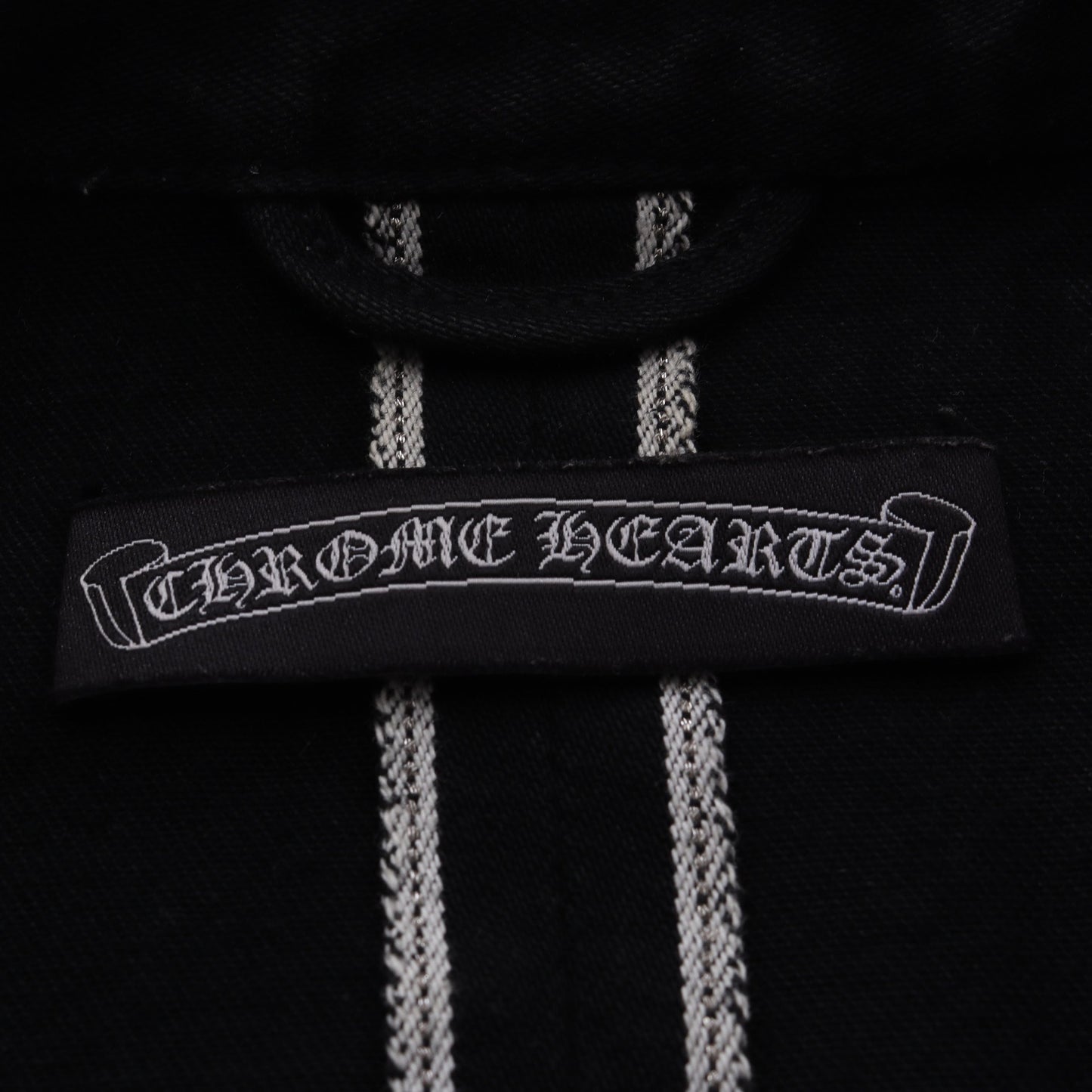 クロスボールボタン クロスパッチ ウェスタンシャツジャケット シャツ コットン ブラック クロムハーツ トップス Chrome Hearts