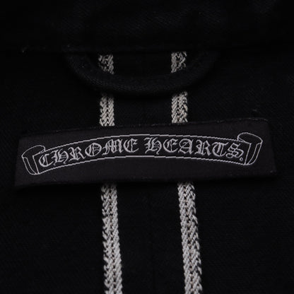 クロスボールボタン クロスパッチ ウェスタンシャツジャケット シャツ コットン ブラック クロムハーツ トップス Chrome Hearts