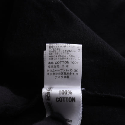 クロスボールボタン クロスパッチ ウェスタンシャツジャケット シャツ コットン ブラック クロムハーツ トップス Chrome Hearts