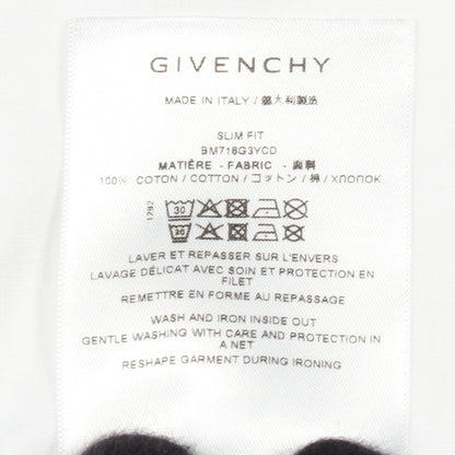 4G 刺繍 半袖Tシャツ コットン ホワイト ジバンシィ
