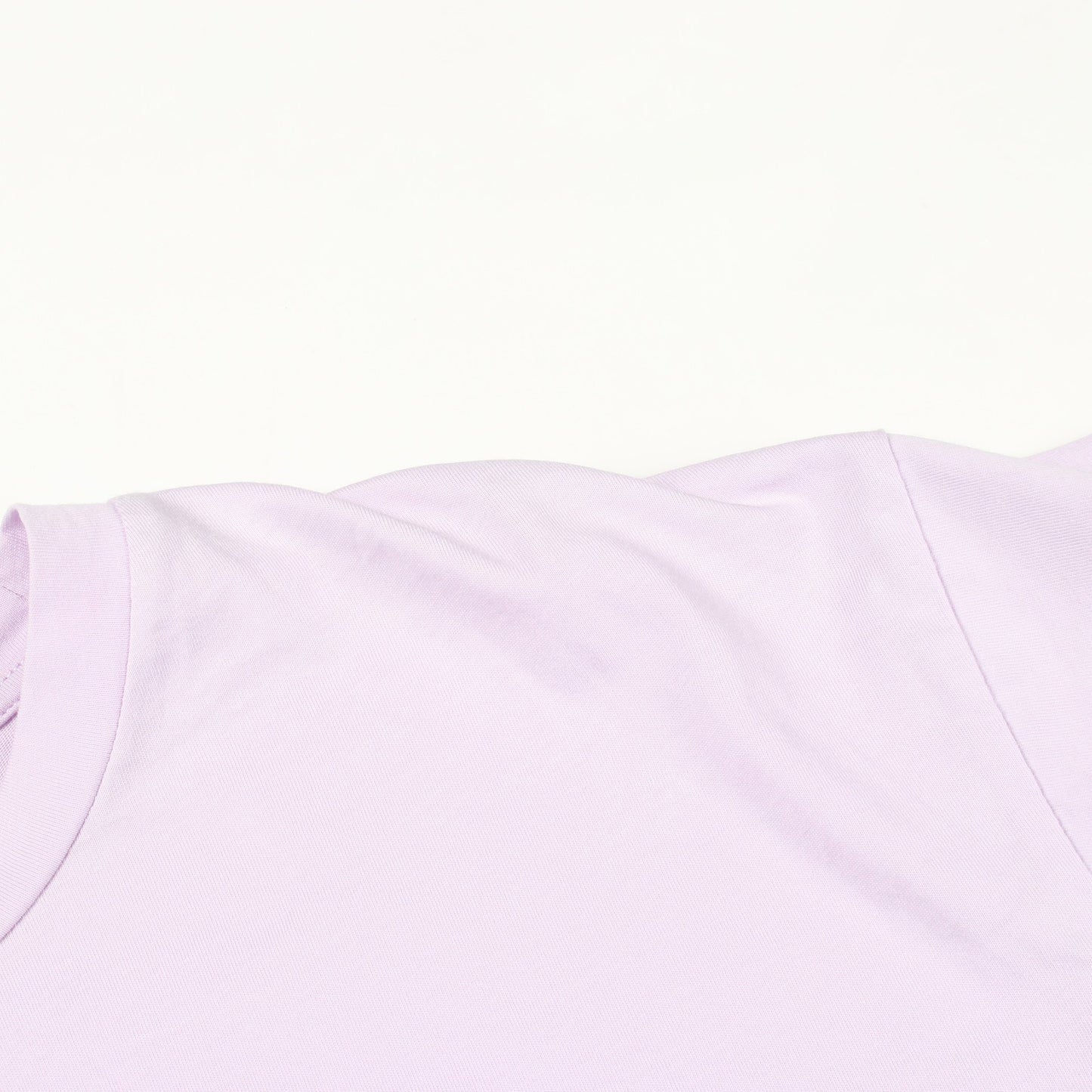ロゴ クロップド丈 半袖Tシャツ コットン ライトパープル バルマン