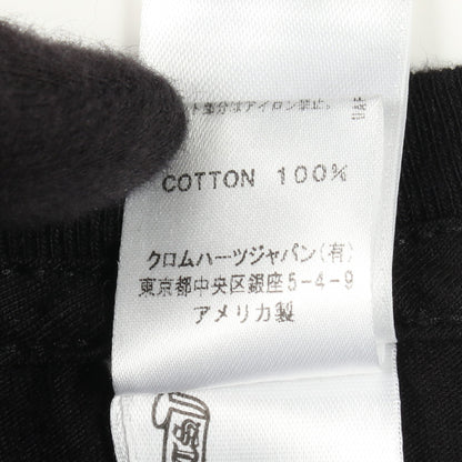 CHプラス バックプリント 長袖Tシャツ コットン ブラック クロムハーツ
