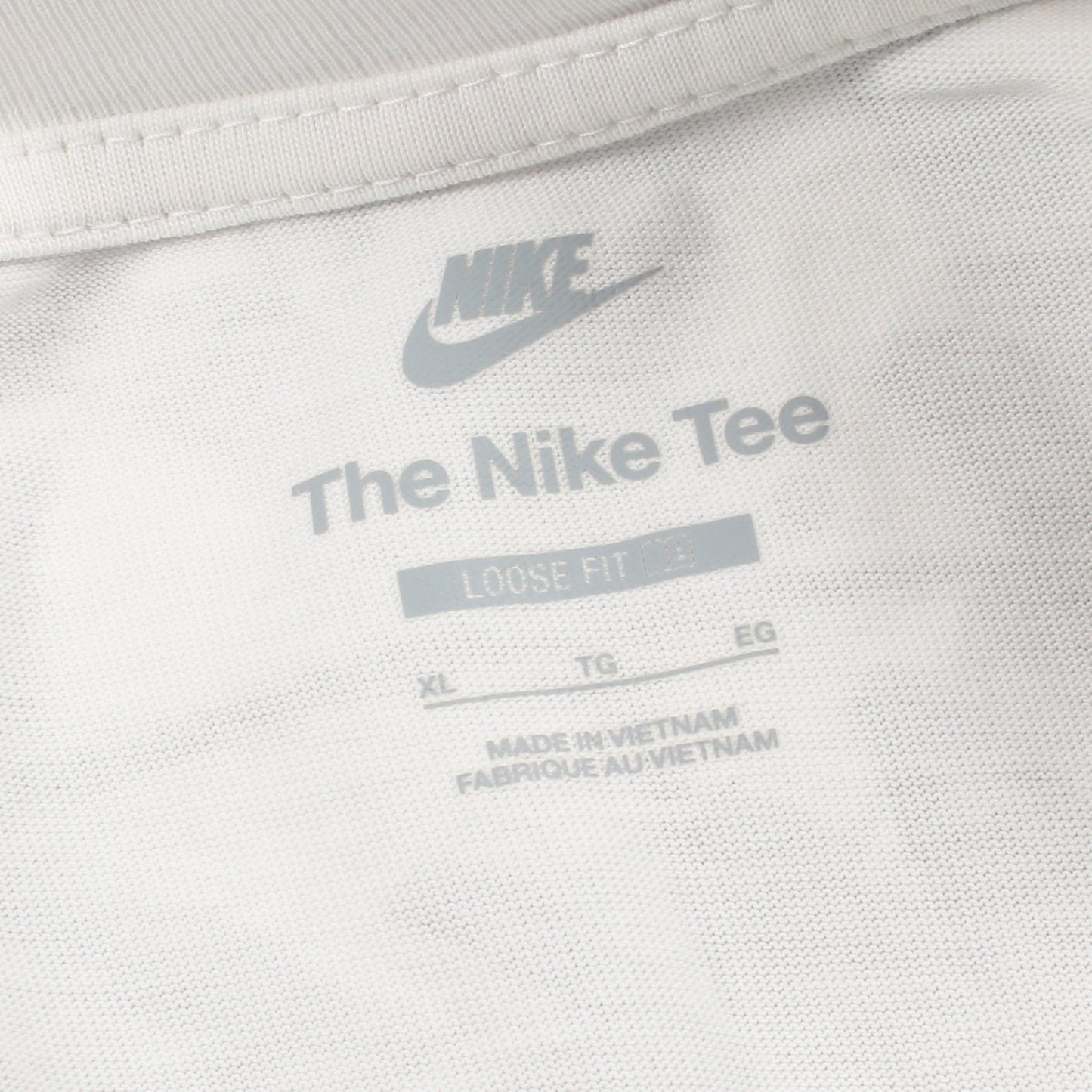 STUSSY × NIKE ロゴプリント 半袖Tシャツ コットン ホワイト ステューシー