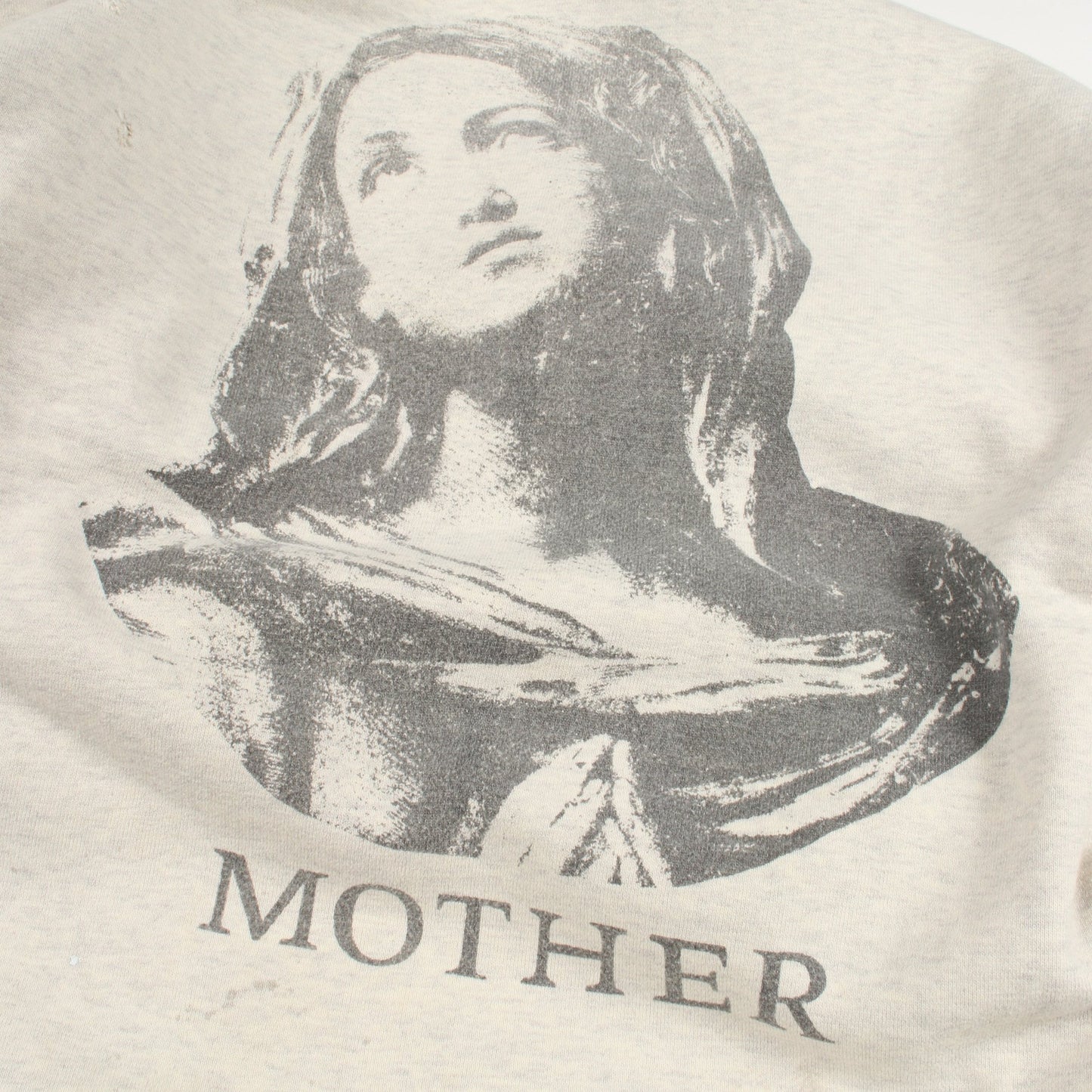 MOTHER ヴィンテージ加工 スウェットシャツ コットン オフホワイト セント マイケル