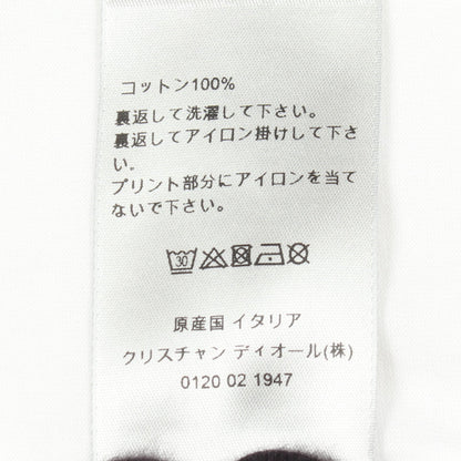 DIOR × TRAVIS SCOTT CACTUS JACK ロゴ 半袖Tシャツ コットン ホワイト ディオール