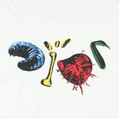 DIOR × TRAVIS SCOTT CACTUS JACK ロゴ 半袖Tシャツ コットン ホワイト ディオール
