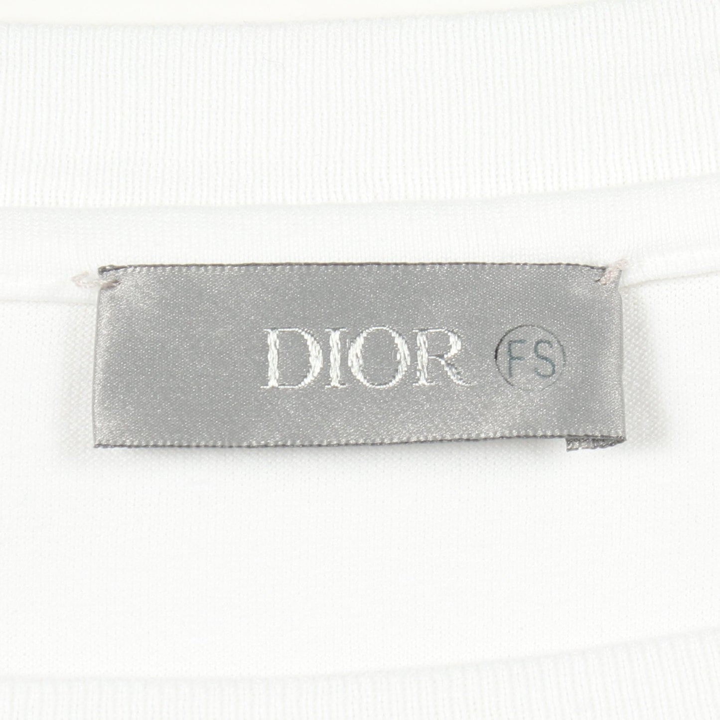 DIOR × TRAVIS SCOTT CACTUS JACK ロゴ 半袖Tシャツ コットン ホワイト ディオール