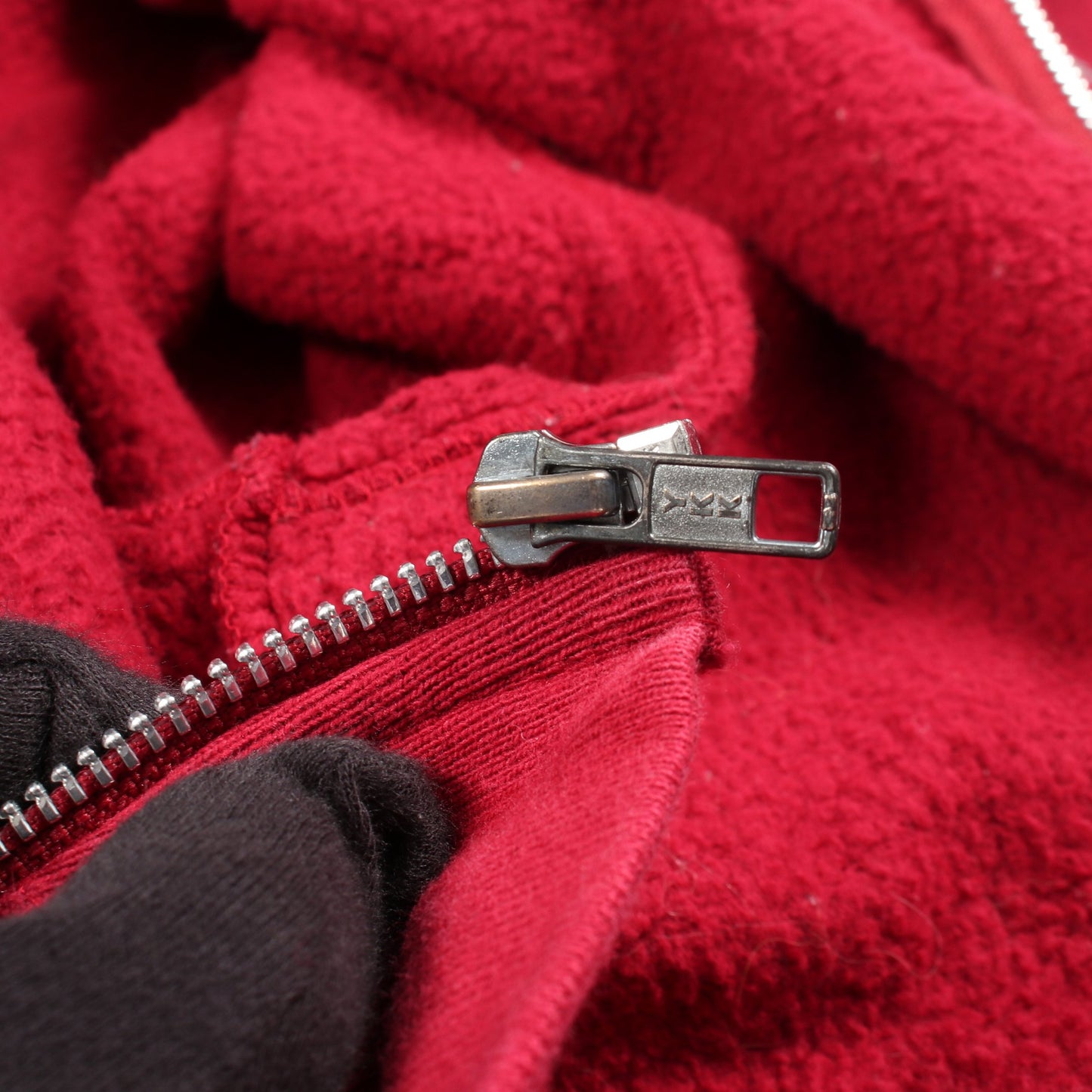 Repeat Zip Up Hooded Sweatshirt パーカー コットン レッド シュプリーム