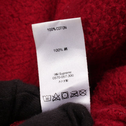 Repeat Zip Up Hooded Sweatshirt パーカー コットン レッド シュプリーム